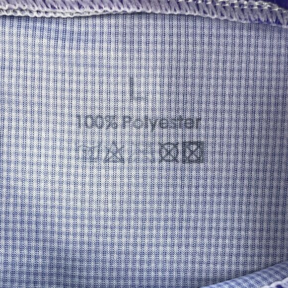 Xintown Cycling Jersey Men Large Purple Blu Graphic Print Raglan Sleeve Full Zip - Picture 4 of 8